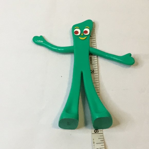 Gumby Green Rubber Figure Prema Toy Co Bendable 6" Tall Poseable Action Figure - Picture 5 of 5